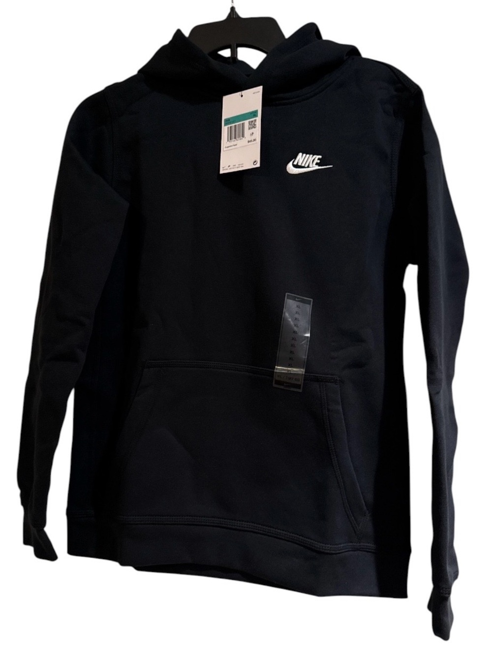 🆕 Nike Club Kid Unisex Long Sleeve Fleece Active Hoodie